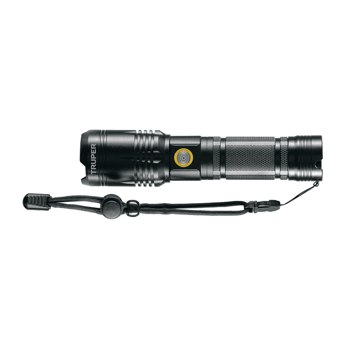 Linterna LED recargable, de aluminio 1200 lm, Truper 103100 LIRA-1200