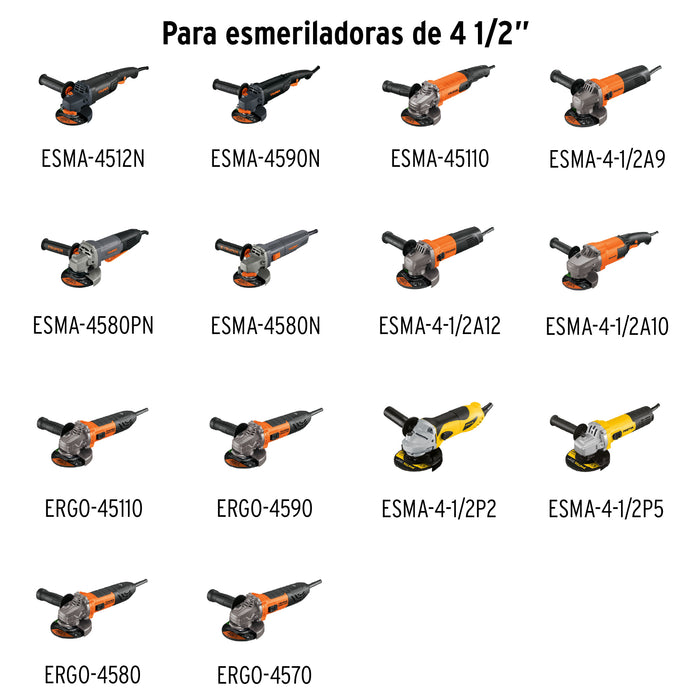 Llave de repuesto para esmeriladoras de 4 ½', Truper 103014 LL-ESMA-45
