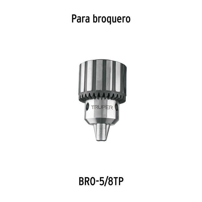 Llave para broquero 5/8' para taladro de piso, Truper Código: 102541
