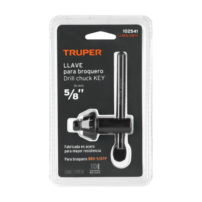 Llave para broquero 5/8' para taladro de piso, Truper Código: 102541