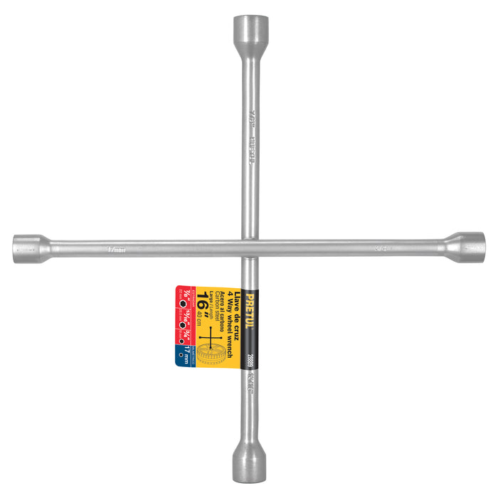 Llave de cruz 16' galvanizada, Pretul 28889 LLCR-16P