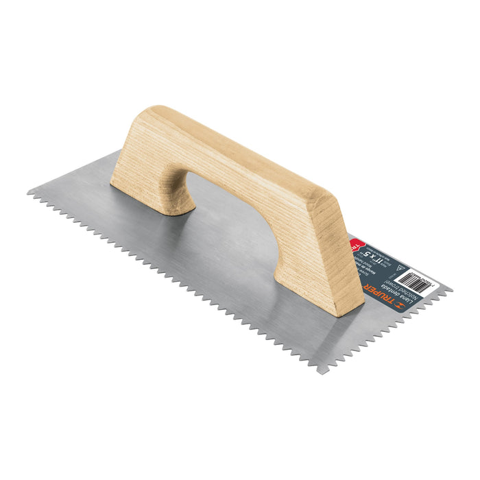 Llana 11' dentado triangular, tipo español, mgo madera 11524 LLM-2D