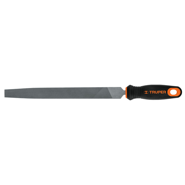 Lima plana muza 10' con mango doble inyección, Truper 11241 LPM-10T