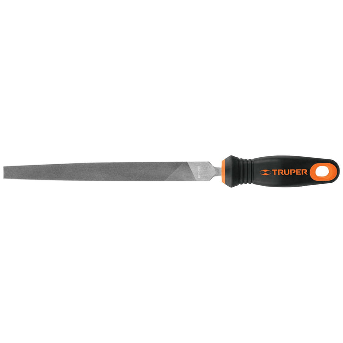 Lima plana muza 8' con mango doble inyección, Truper 11240 LPM-8T
