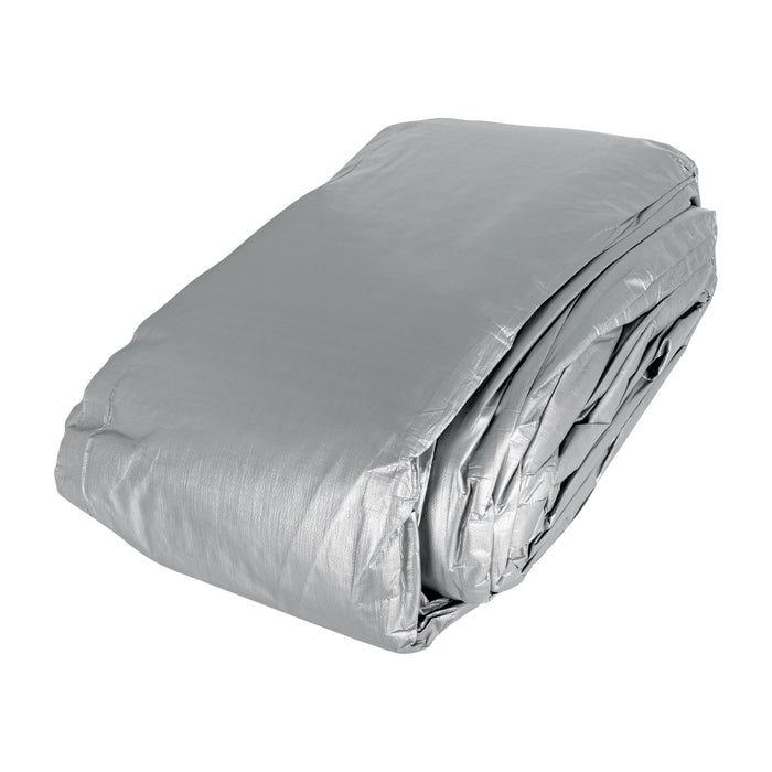 Lona gris reforzada 12 x 17 m, Truper 15368 LT-1217