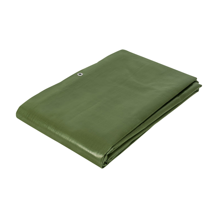 Lona uso rudo, verde olivo, 4 X 6 m, Truper Expert 16376 LT-46X