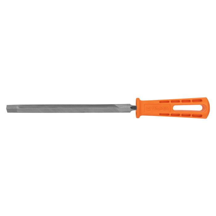 Lima triángular 7' para machete, 36 dpp, con mango, Truper 10921 LTR-7M