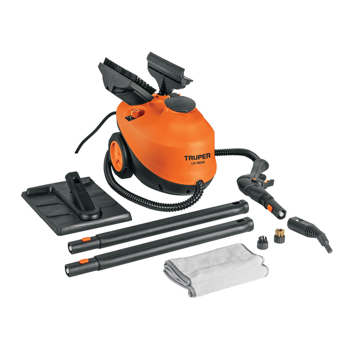 Limpiador a vapor, 1800W, Truper 103206 LV-1800
