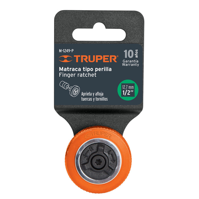 Matraca cuadro 1/2' tipo perilla, Truper 13653 M-1249-P