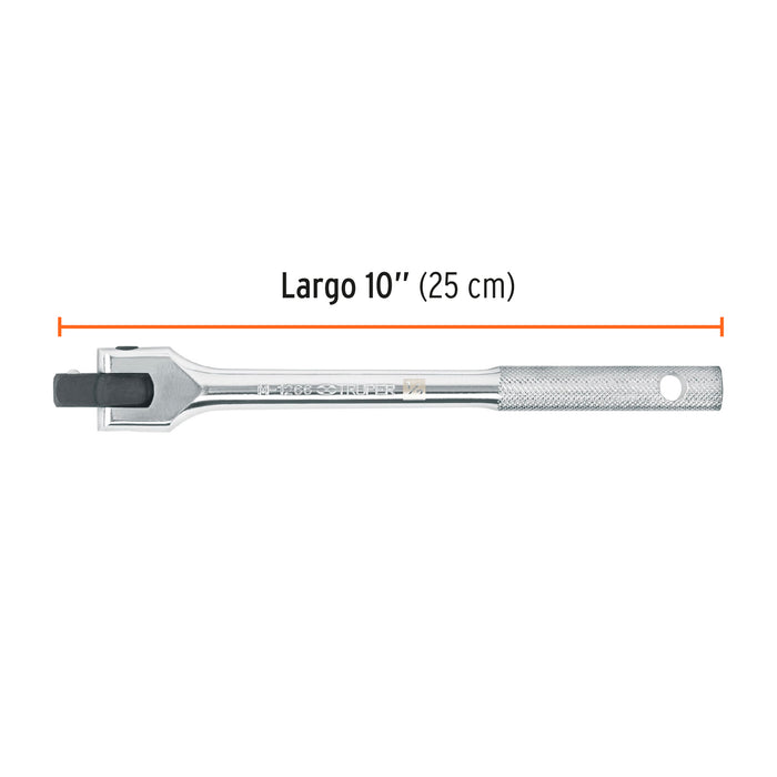Mango articulado con cuadro de 1/2', largo 10', Truper 13922 M-1266