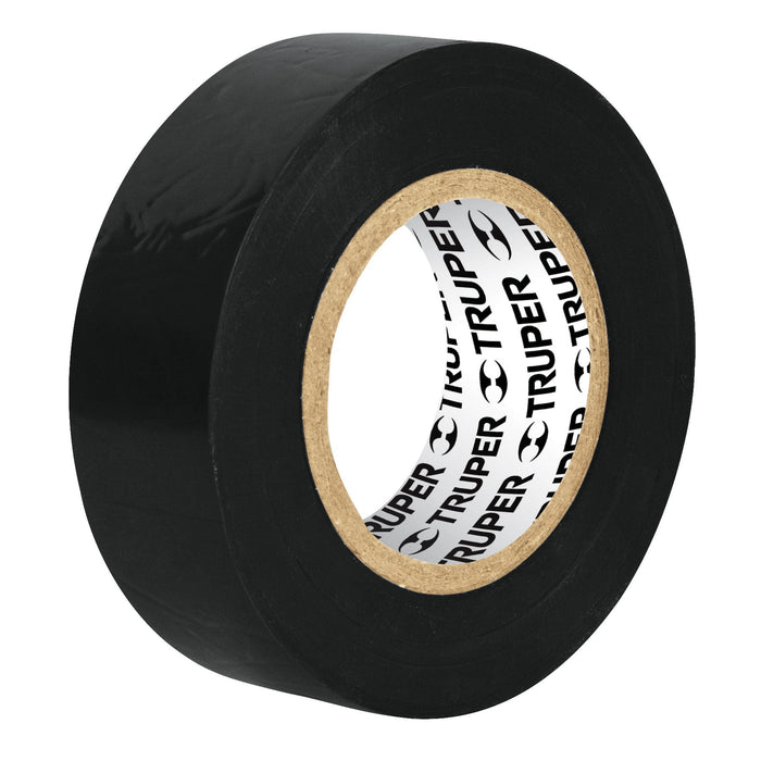 Cinta de aislar de 9 m x 19 mm, negra, Truper 12501 M-22