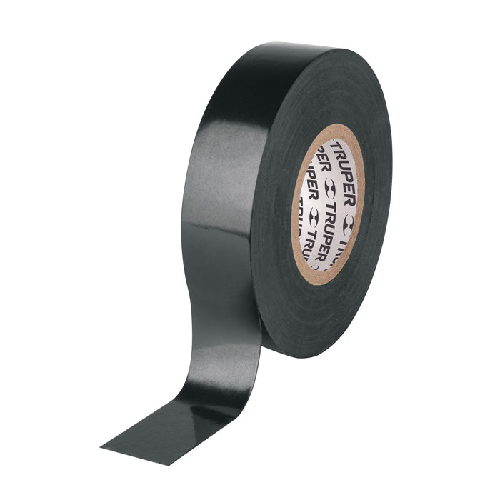 Cinta de aislar de 18 m x 19 mm, negra, Truper 12500 M-33