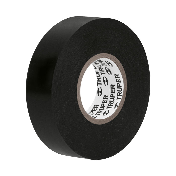 Cinta de aislar de 18 m x 19 mm, negra, Truper 12500 M-33
