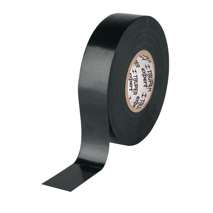 Cinta de aislar de 18 m x 19 mm, negra, Truper 12500 M-33