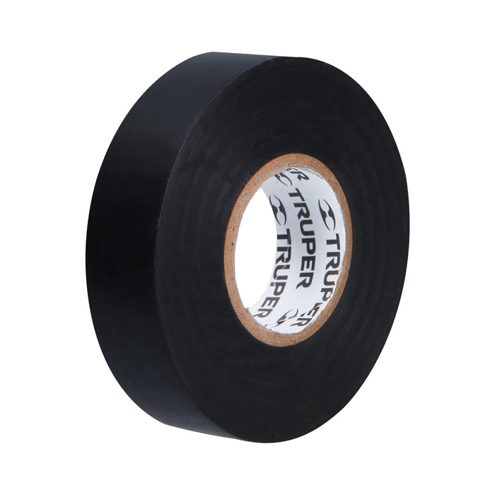 Cinta de aislar de 18 m x 19 mm, negra, Truper 12500 M-33
