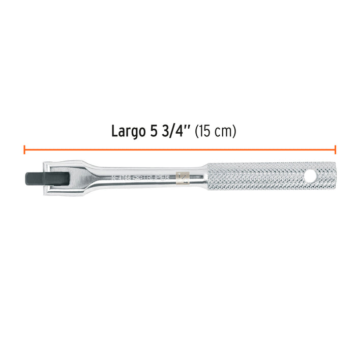 Mango articulado de 5-3/4'x 13 mm para dados cuadro 1/4' 13909 M-4766