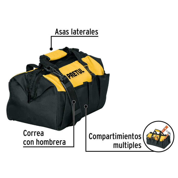 Maletín portaherramientas 14', Pretul 27216 MALE-14P