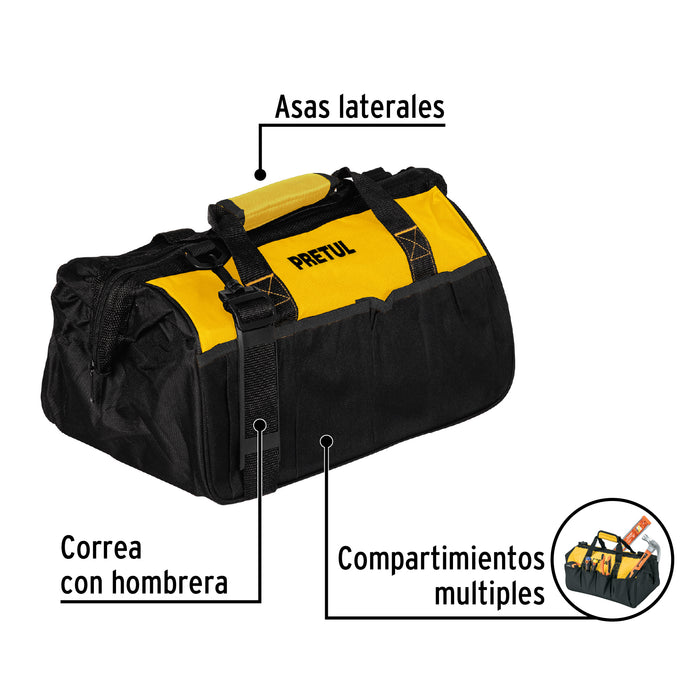 Maletín portaherramientas 16', Pretul 27104 MALE-16P