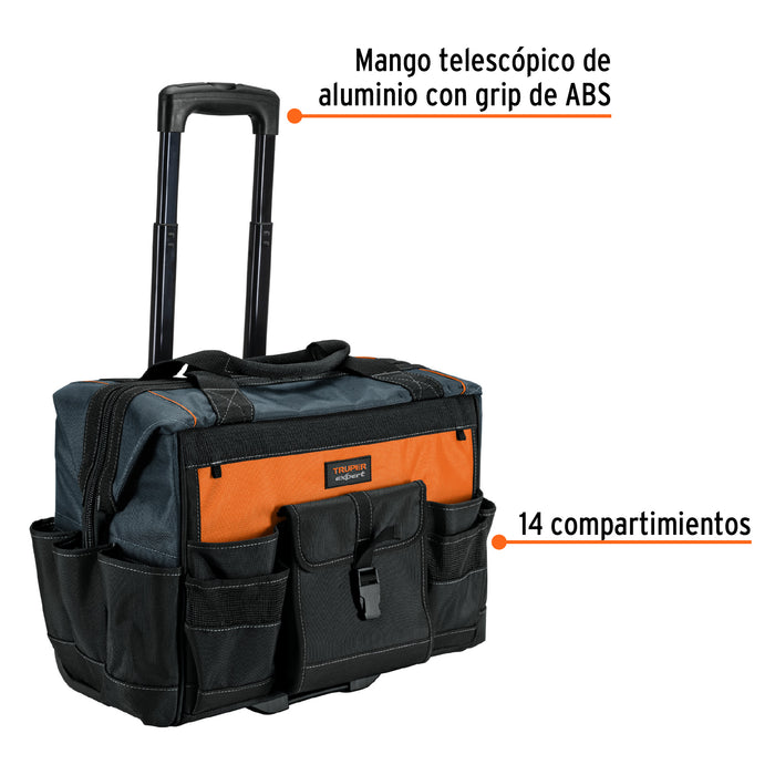 Maleta portaherramientas con ruedas, Truper Expert 101902 MALE-22R