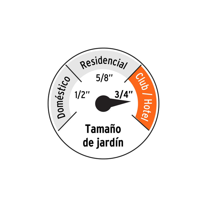 Manguera 3/4' super reforzada 4 capas conexiones metal 30m Código: 100149