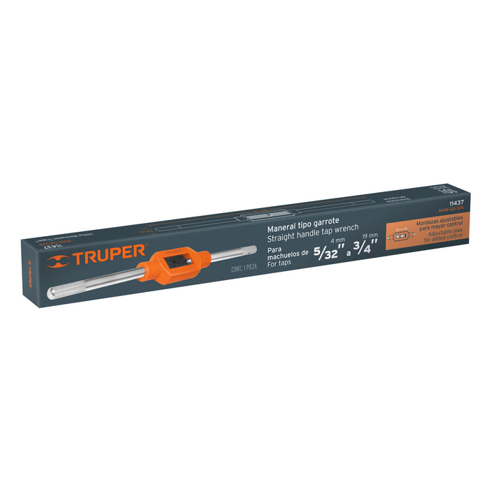Maneral tipo garrote para machuelo 3/4', Truper Código: 11437
