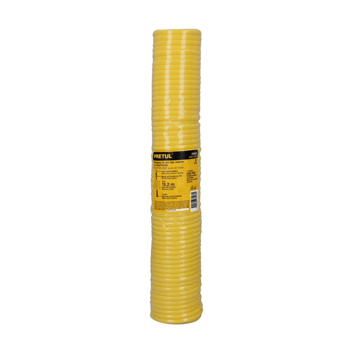 Manguera para compresor, tipo resorte, 15.2m x 1/4', Pretul 20660 MAN-R-15P