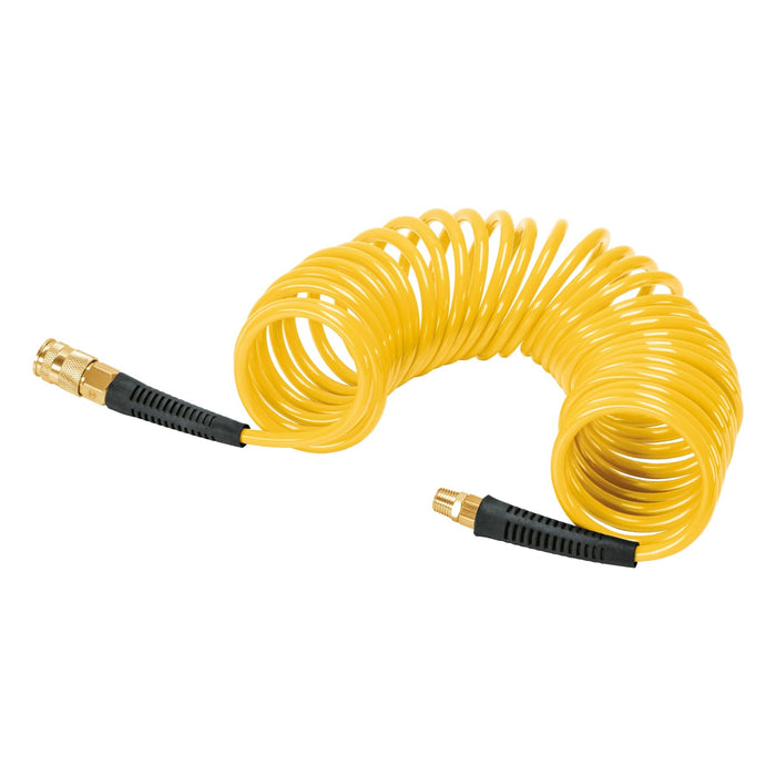 Manguera para compresor, tipo resorte, 7.6m x 1/4', Pretul 20659 MAN-R-7P