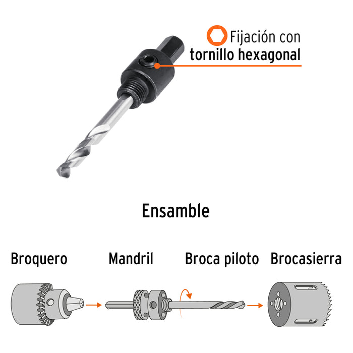 Mandil bordado al frente, estampado al dorso, Truper 60030 MAND