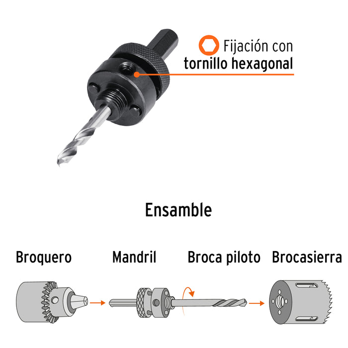 Mandil bordado al frente, estampado al dorso, Truper 60030 MAND