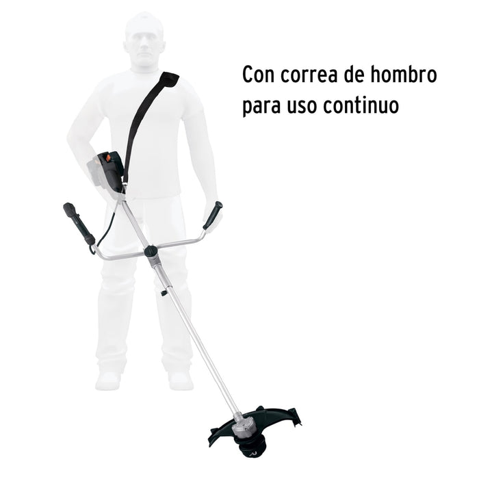 Desbrozadora inalámbrica 13', 40 V, sin carbones, Truper MAX 102338 MAX-40D