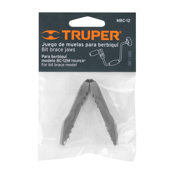Muelas para berbiquí, 12', Truper 10976 MBC-12