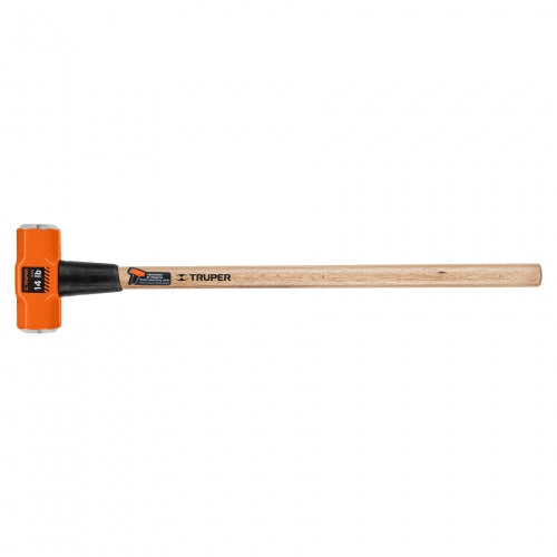 Marro octagonal 14 lb, mango de madera 36', Truper 16514 MD-14M