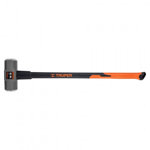 Marro octagonal 16 lb, mango fibra de vidrio 36', Truper 16546 MD-16F