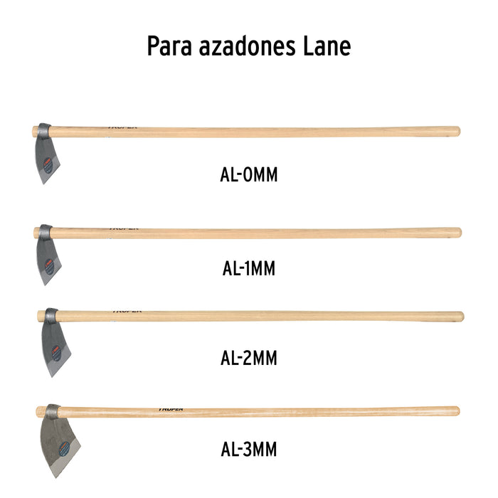 Mango madera de repuesto para azadones lane y martillo Código: 102919