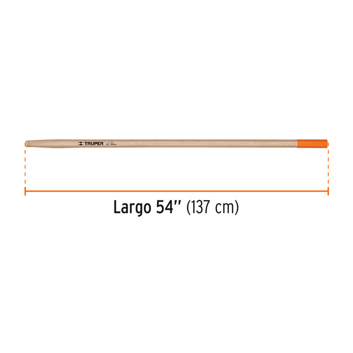 Mango de repuesto 54' para coa agavera, Truper 11371 MG-CO-AG-54