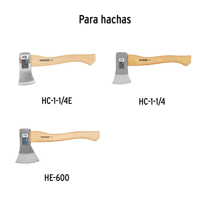 Mango hickory 14' para hacha cazadora 1-1/4 lb, Truper Código: 15933