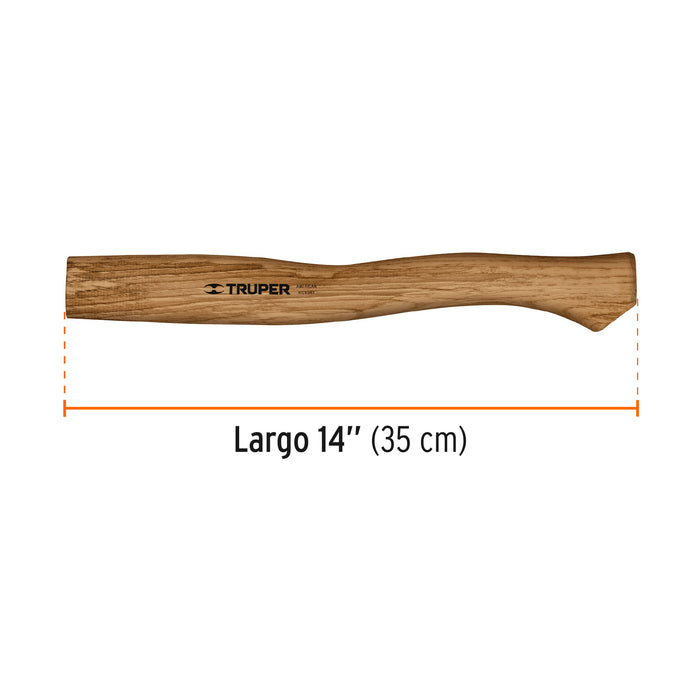 Mango hickory 14' para hacha cazadora 1-1/4 lb, Truper Código: 15933