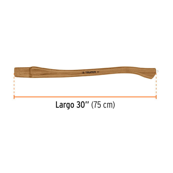 Mango hickory 30' para hacha Michigan, Truper 19689 MG-HM-30