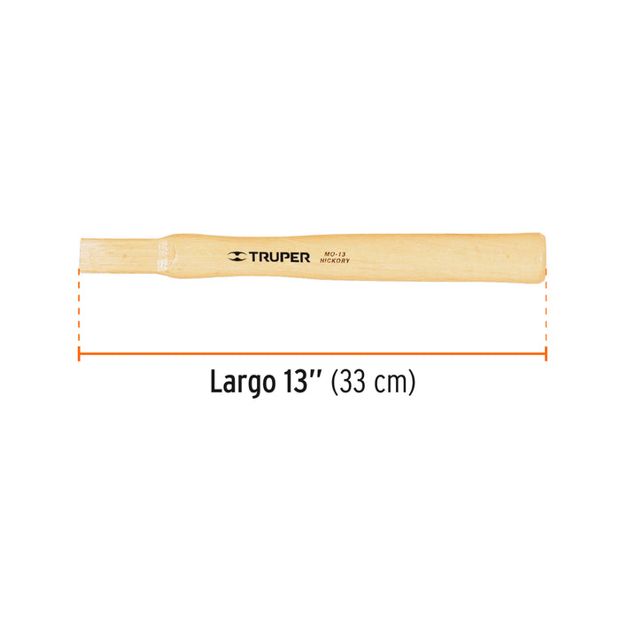 Mango para martillos de uña MA-16 y MAR-16, 13-1/2', Truper 15908 MG-MA-16