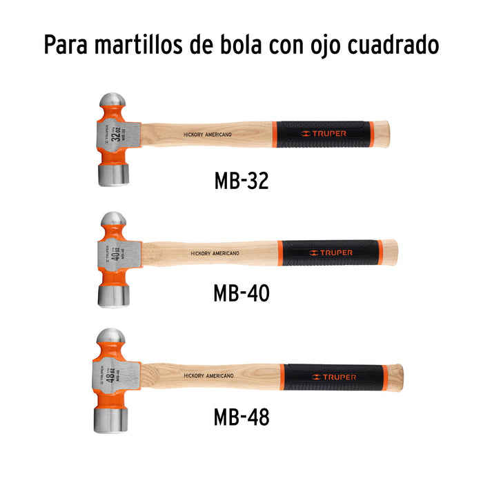 Mango para martillos de bola MB-32, MB-40 y MB-48, 17' Código: 10863