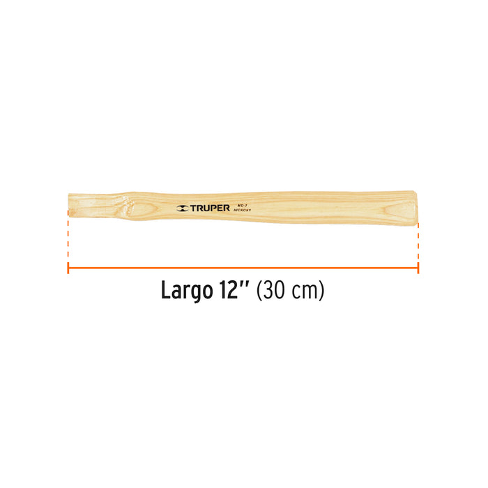 Mango para martillos de uña MO-7, MA-7 y MOR-10, 12', Truper 15909 MG-MO-7