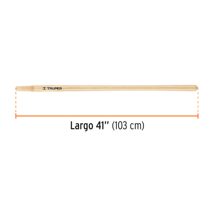 Mango de reposición para pala larga T-2000, 41', Truper 15903 MG-PL-P