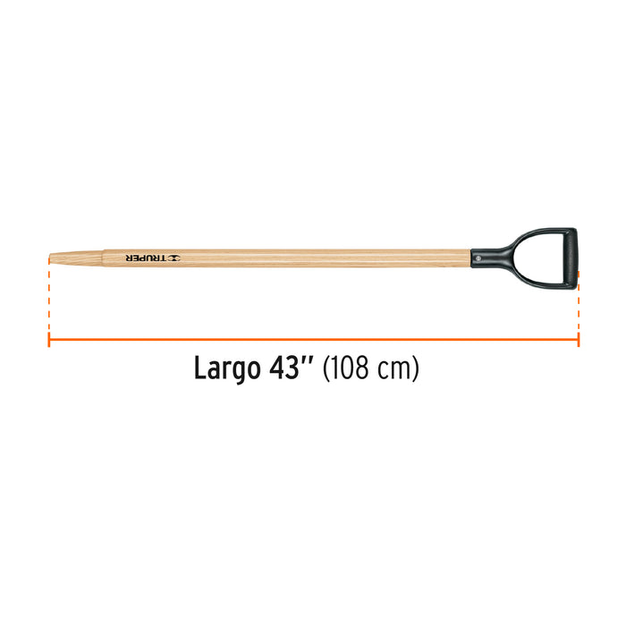 Mango para raspadores SCR-4 y SCR-7, largo de 54', Truper 19741 MG-SCR