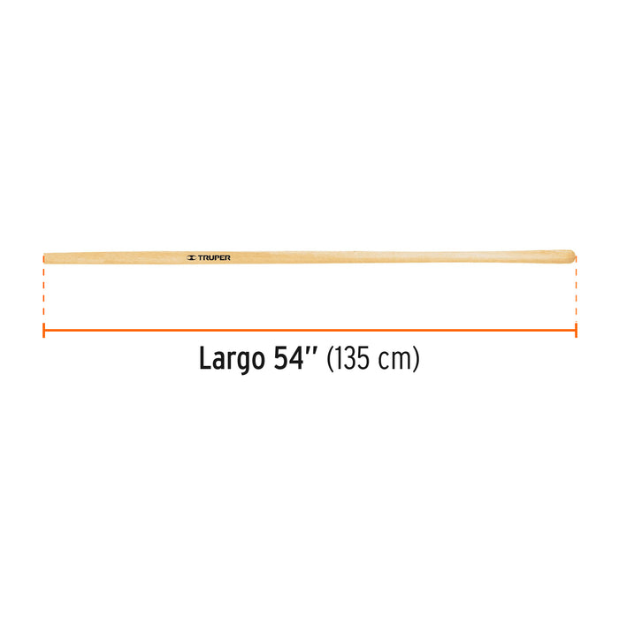 Mango para raspadores SCR-4 y SCR-7, largo de 54', Truper 19741 MG-SCR