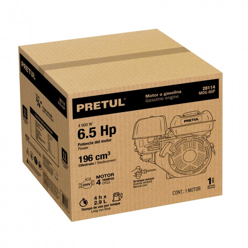Motor a gasolina 6.5 HP, Pretul 28114 MOG-65P