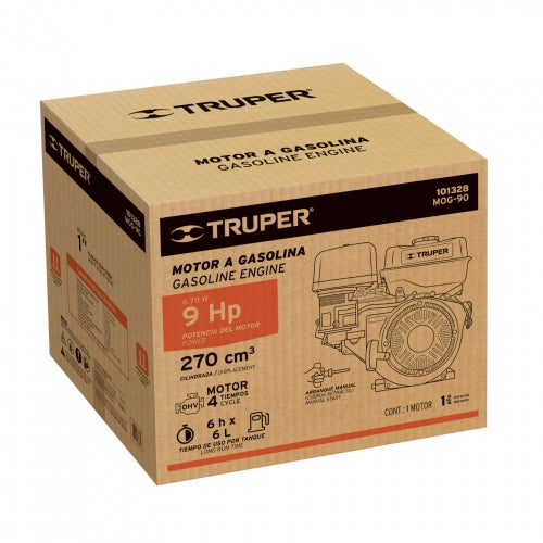 Motor a gasolina 9 HP, Truper 101328 MOG-90