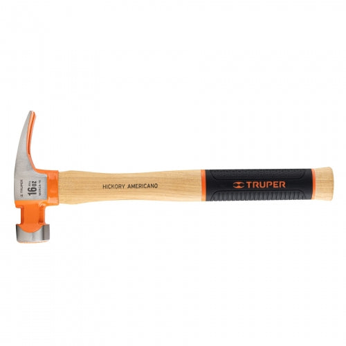 Martillo 16 oz uña recta tipo California Ripper, Truper Grip 19989 MORCA-16