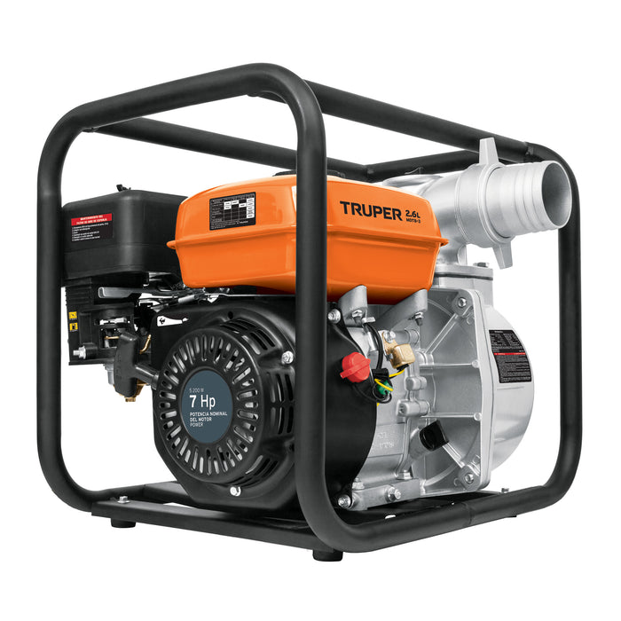 Motobomba autocebante 3' x 3' a gasolina 7 HP, Truper 17117 MOTB-3