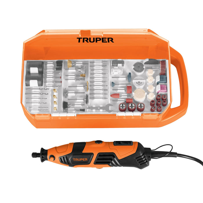 Herramienta rotativa profesional 150 W con 201 accesorios 101669 MOTO-A2K