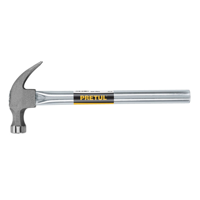 Martillo uña curva 16 oz, mango tubular, Pretul 20595 MT-16P